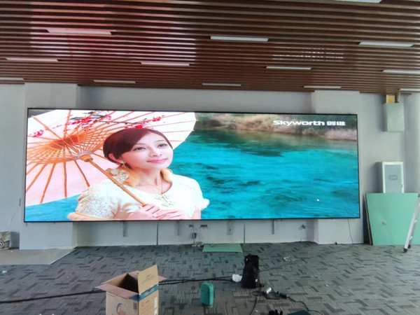 振安P1.53led小间距屏安装案例